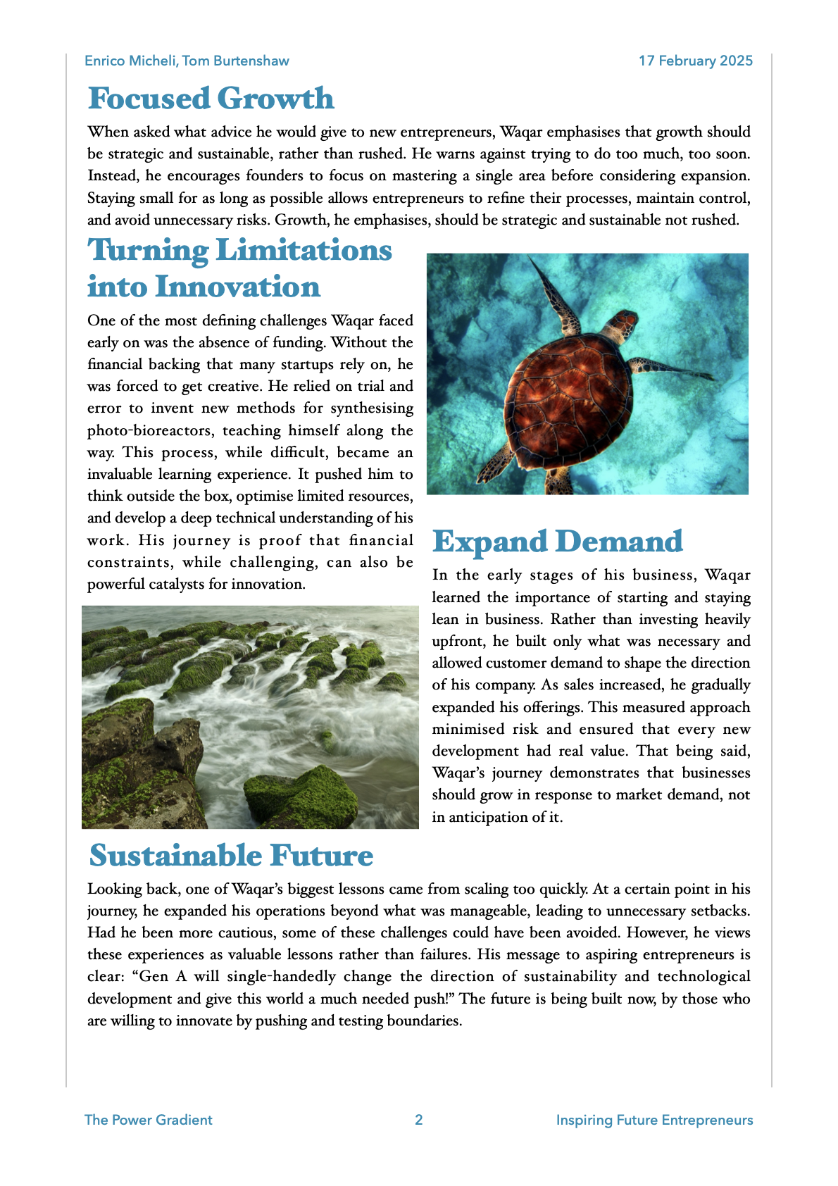 Page 2 of The Power Gradient - Week 13